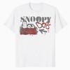 Peanuts Snoopy Dog T-Shirt Retro 90s Peanuts Cartoon Graphic Tee
