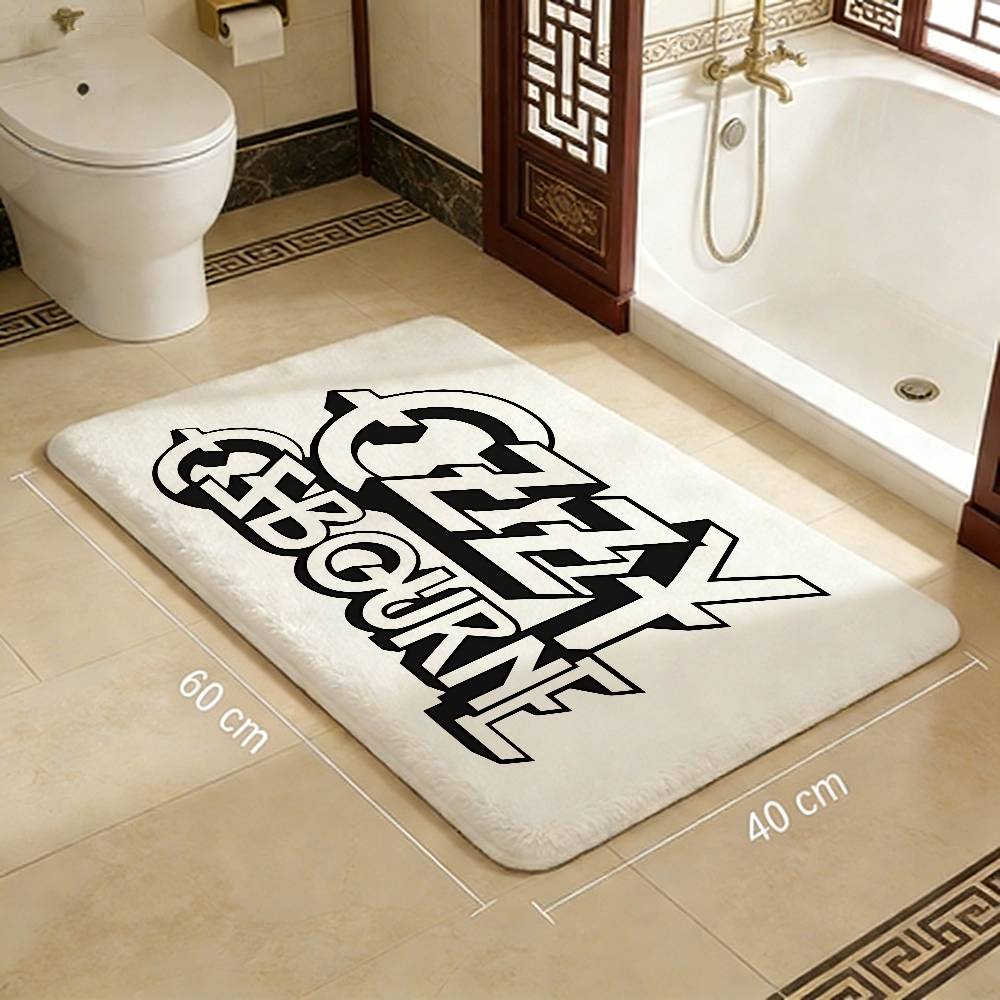 Rock O-OzzyS Osbourne Band Hallway Carpet INS Style Soft Bedroom Floor House Laundry Room Mat Anti-skid Bedside Area Rugs