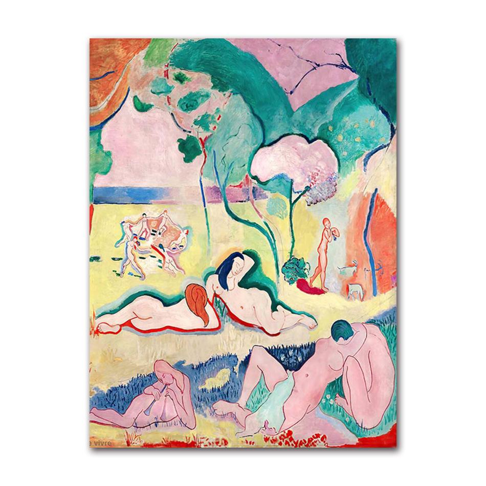 Poster e stampe retrò di Matisse, paesaggio astratto, arte murale, dipinti su tela vintage, quadri da parete per soggiorno, arredamento per la casa