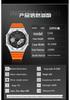 Sanda Men's Trendy Dual Display Casual Watch - Waterproof, Luminous, Octagonal Design with Countdown & Snooze Functions.
