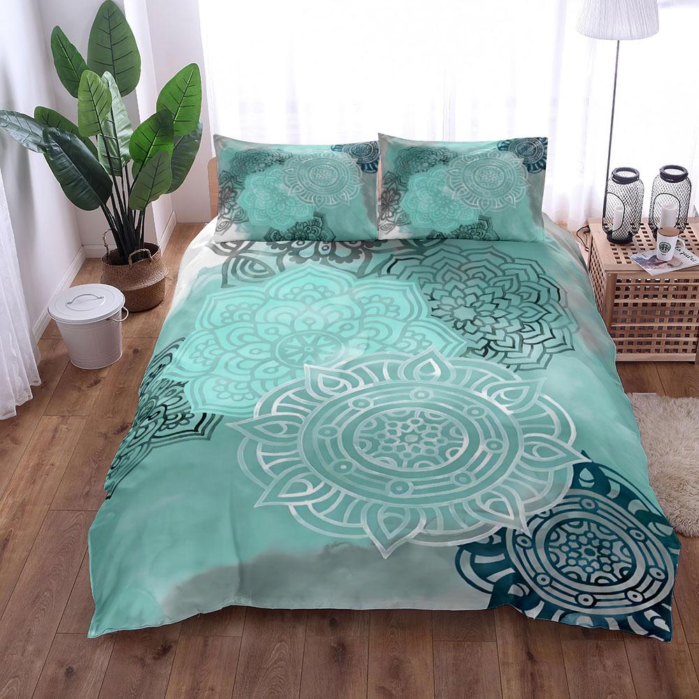 Mandala Ethinic Duvet Cover UK Single Double King US Twin Full Queen Size Bed Linen Set