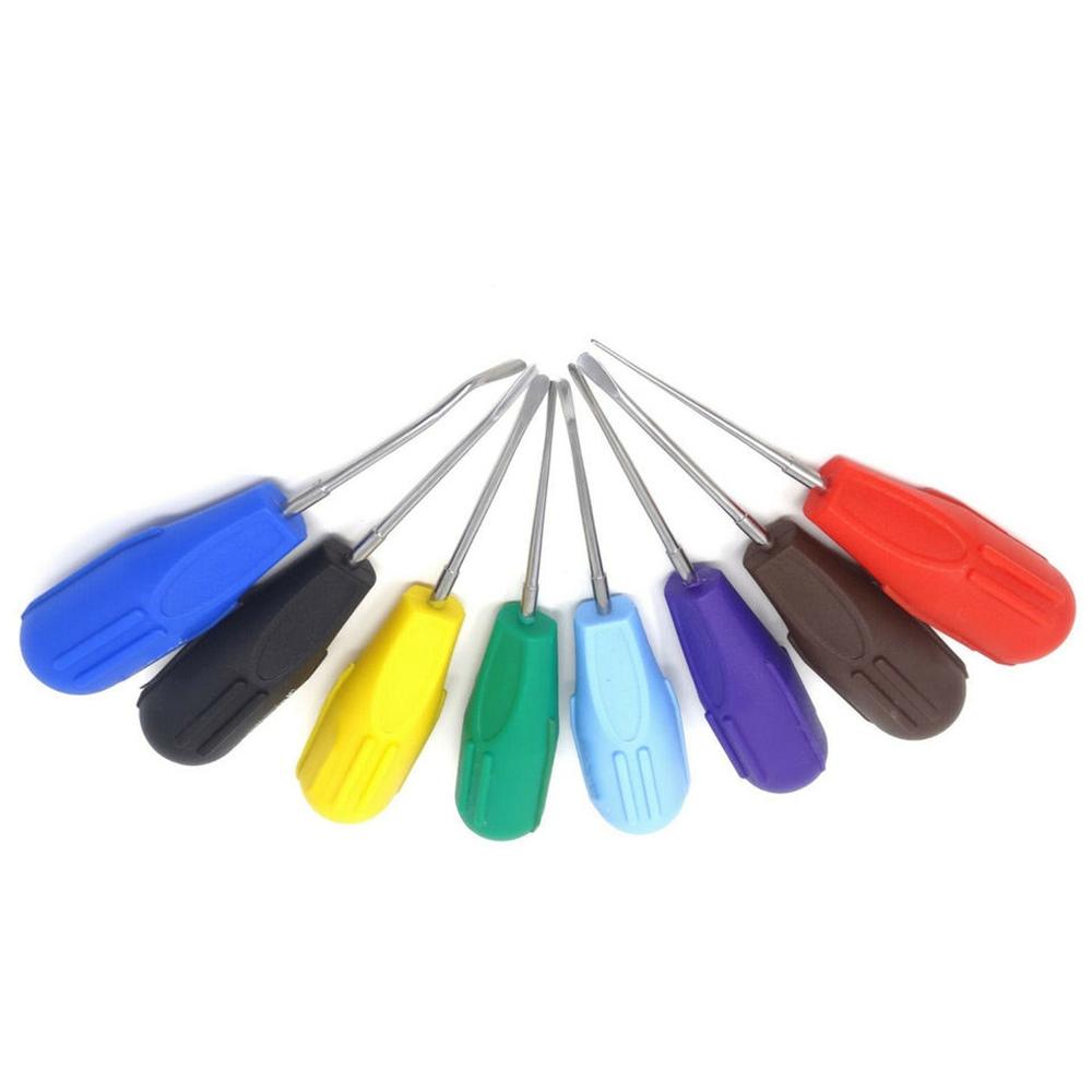 8Pcs Dental Luxating Root Elevators Screwdriver Surgery Extracting Apical Root Elevator Dentistry Surgical Instrument