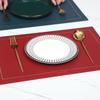 ZISIZ Leather Dining Table Placemat