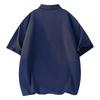 Large Size Short-sleeved T-shirt Men's Summer Thin Loose Lapel Casual Polo Shirt Top