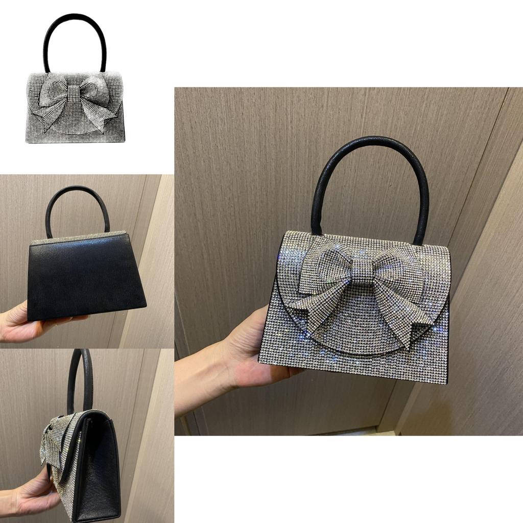 New Cross-border European And American Light Luxury Rhinestone Handbag Bridal Wedding Dress Evening Banquet Evening Bag