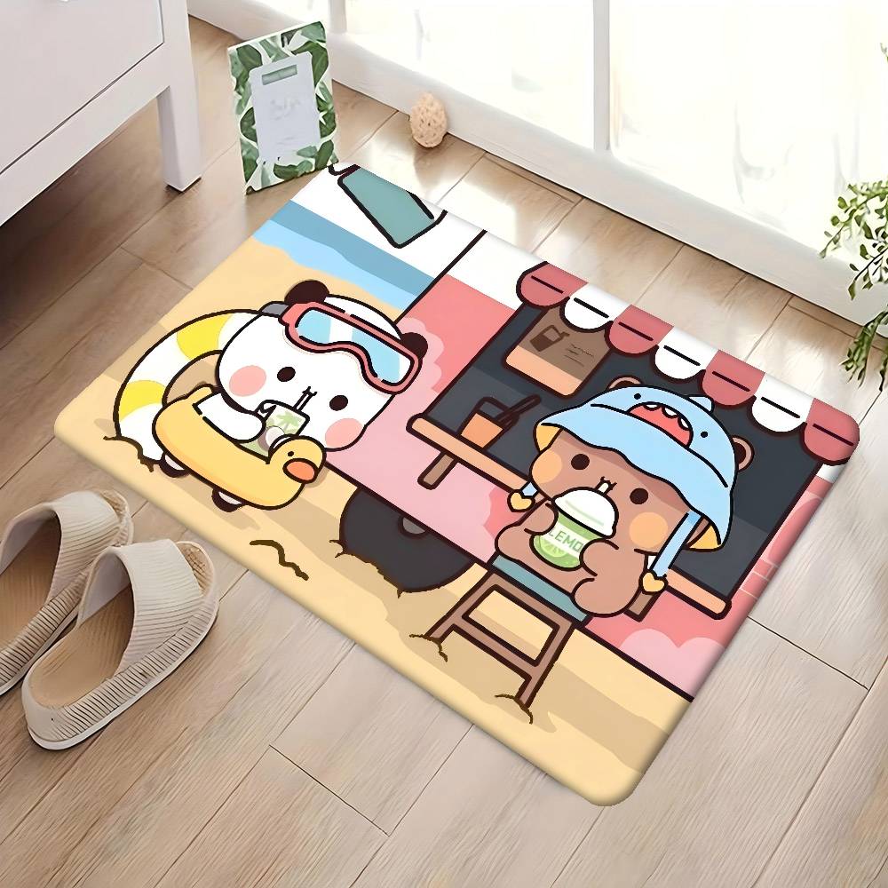 Dudu Bubu Cartoon Hallway Carpet Washable Non-Slip Living Room Sofa Chairs Area Mat Kitchen Doormat Area Rug