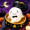 Adults Stress Balls Halloween Ghost Ball Toy, Anxiety Relief Squeeze Toy Cartoon Sensory Fidget for Party Favors