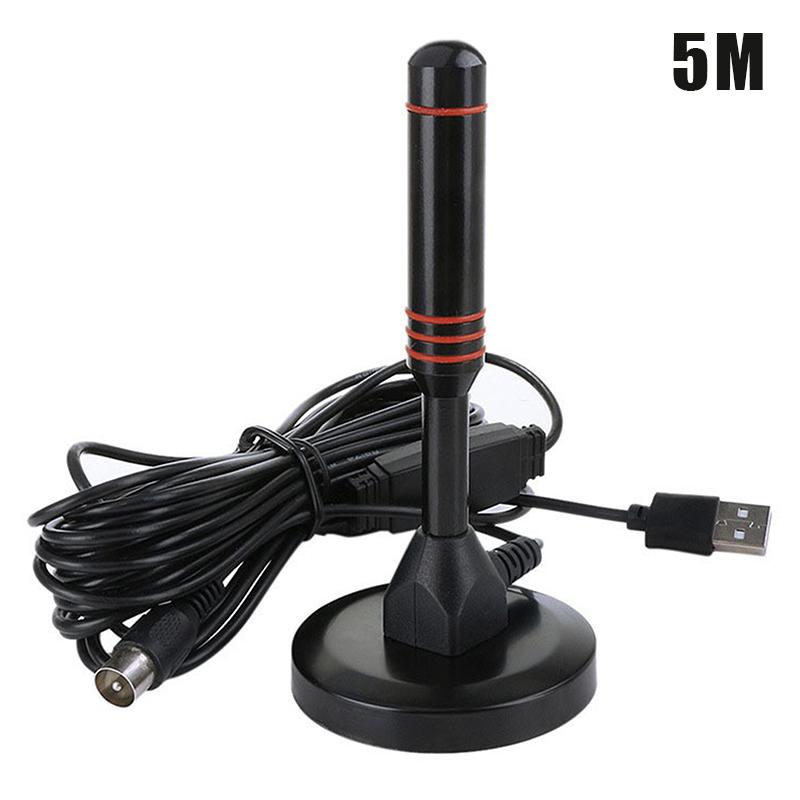 Digital Tv Antenna Terrestrial Wave Suction Cup Amplifier High-Definition Dtmb Tv Receiver Set-Top Box Antenna