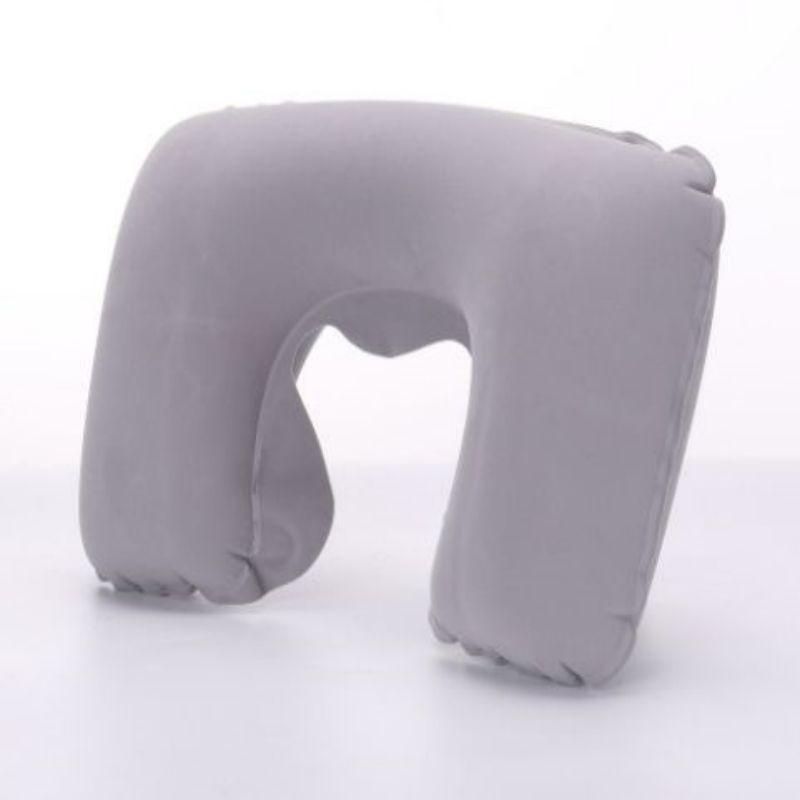 Press On Inflatable Pillow To Relax Neck Travel U-shaped Pillow Foldable and Portable with Leak Proof Device Ordinary U-shaped