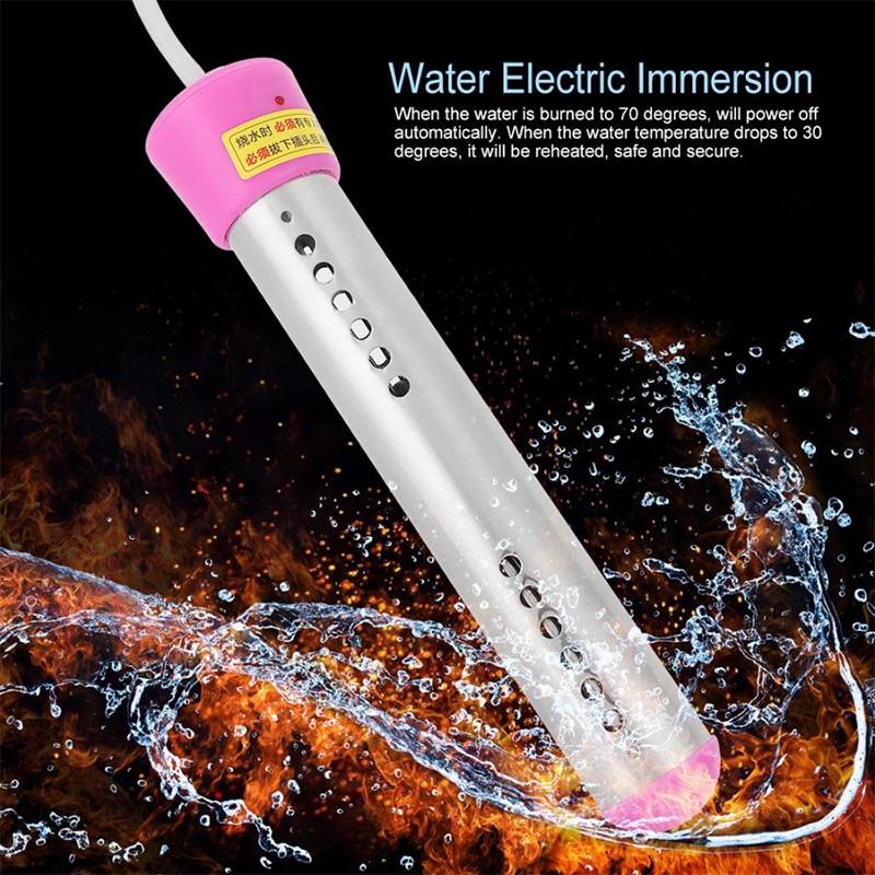 3000W 2000W Electric Heater Boiler Water Heating Element Immersion Suspension Water Heater Bathroom Swimming Pool US