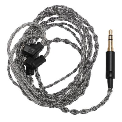 Cavo per Auricolari Rame Placcato Argento 3.5mm a 2 Pin 0.78mm per QDC AS12 AS16 per KZ ZSX ZSN ZS10 Pro