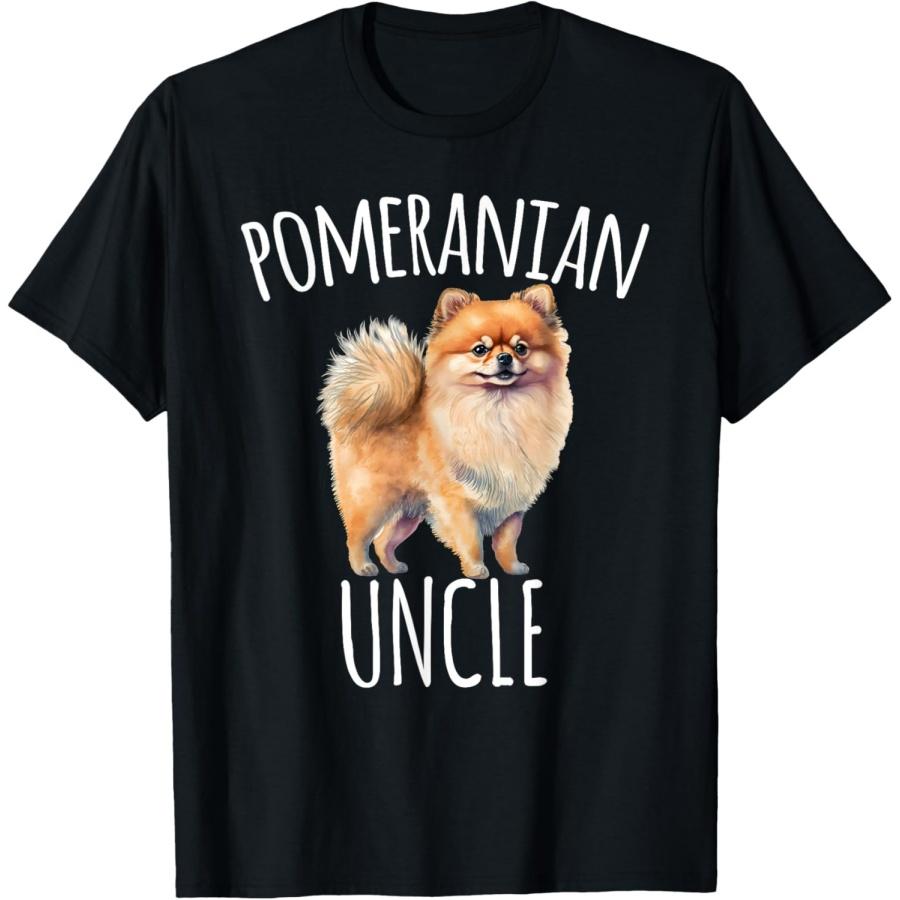 

Pomeranian Uncle Dog Lover Men’s Funny T-Shirt XXXXXL чёрный
