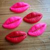 Realistic Red Lips Sausage Joke Prop for Funny Party Cosplay Halloween Gag Thick Novelty Accessory for Photo Booth