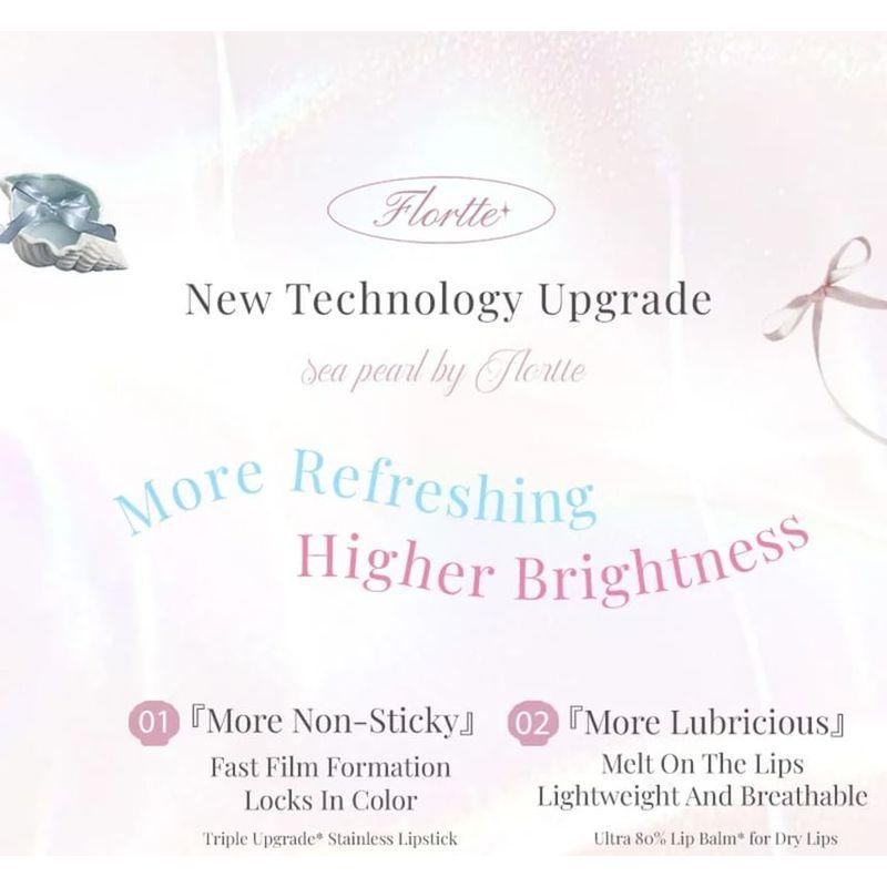 FLORTTE - Ruj Seria Perle de Mare - 8 Culori