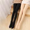 Women's Winter Fleece Lined Black Leggings - Thick, No-Pill, Bare Leg Effect Pantyhose