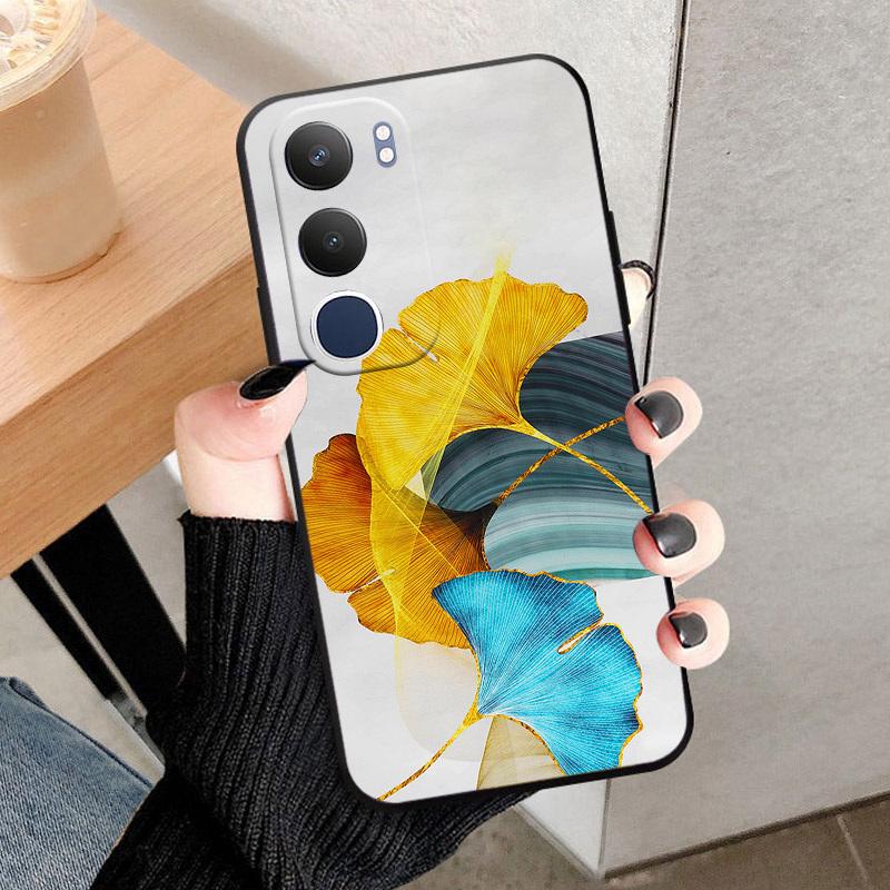 For VIVO Y19S 4G Phone Case Soft Silicone Back Cover Coque For VIVO Y 19 S Cases Black TPU Shockproof Fundas Shell Y19S Capa