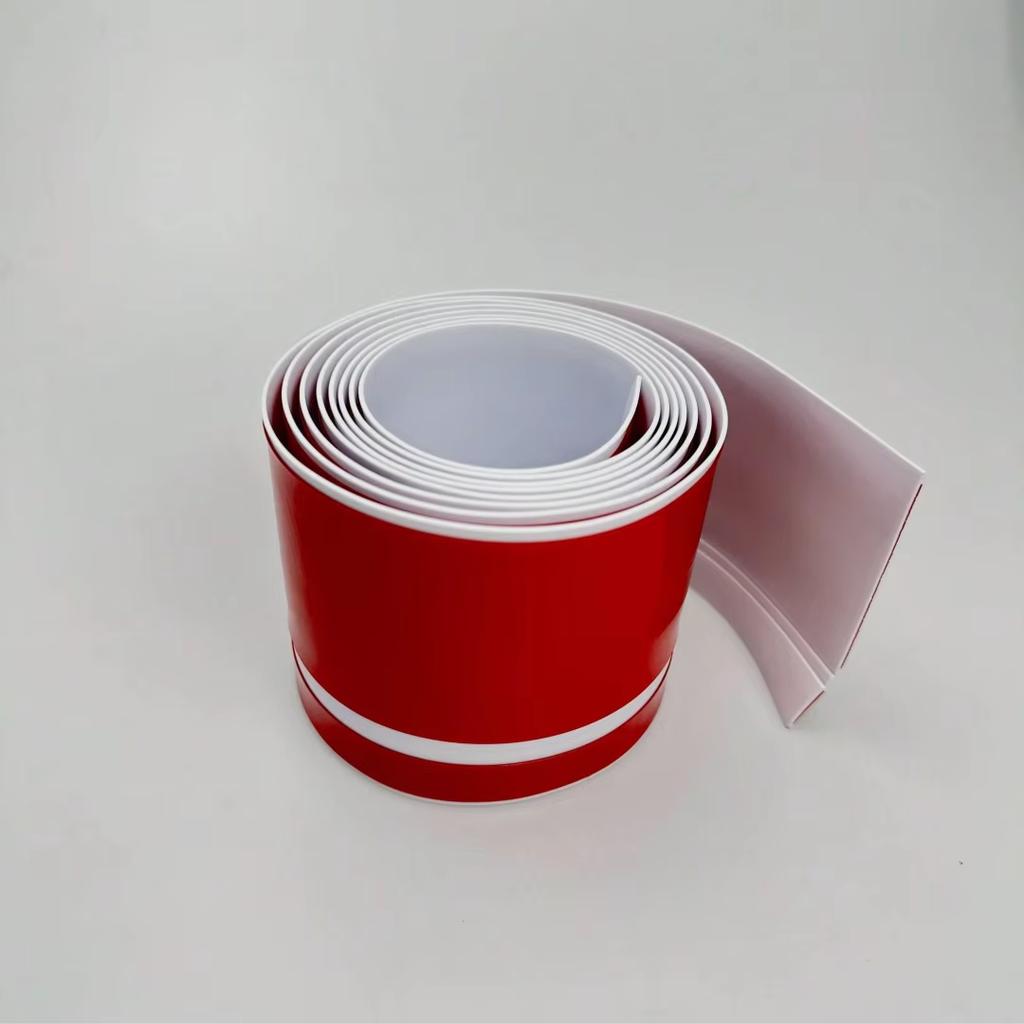 1PC 2mx8cm Flexible Baseboard Made Of Soft PVC Kickboard Line, Floor Skirting Line, Waterproof Self-adhesive Vinyl Wall