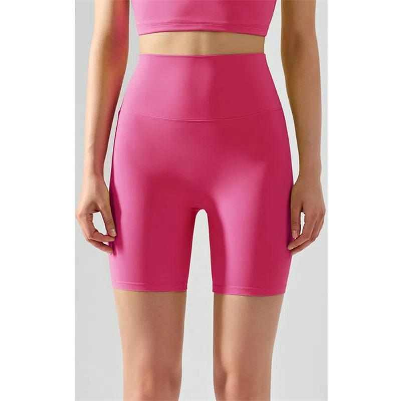 One Size Four-point Yoga Shorts Summer High Waist Seamless Fitness Sports Tight-fitting Cycling Yoga Pants