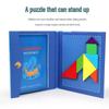 Magnetic Tangram Puzzle Blocks for Kids, Ages 3-6