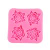 Mini-Blumen-Serie Silikonform DIY Handgemacht Fondant Kuchen Backen Schokolade Zucker Kuchen Werkzeuge Harz Ton Herstellung Form
