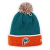 New Era NFL Strickmütze STRICKMÜTZE [FIRESIDE CAP] (Miami Dolphins) [Gebraucht]