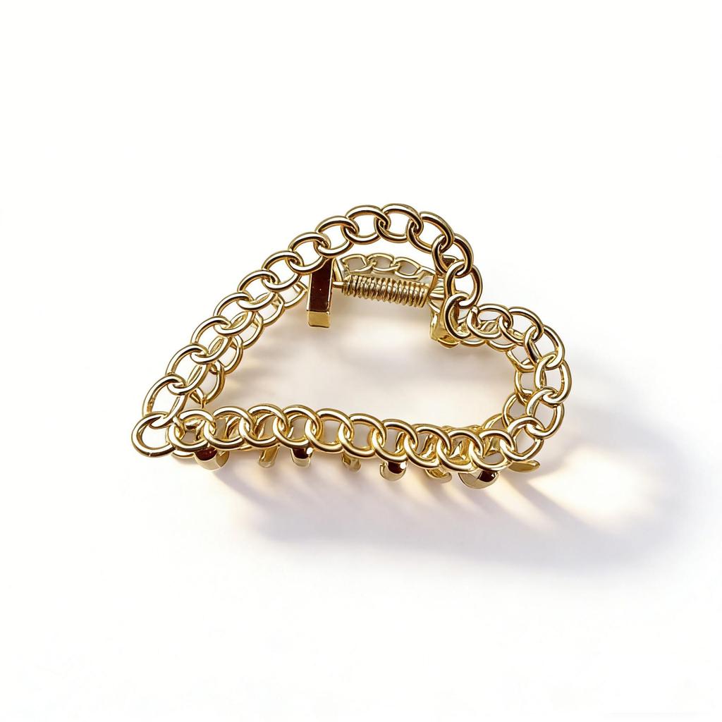 Large Japanese Korean Metal Shark Hair Claw Clip - Internet Celebrity Style Hairpin for Shower & Headdress