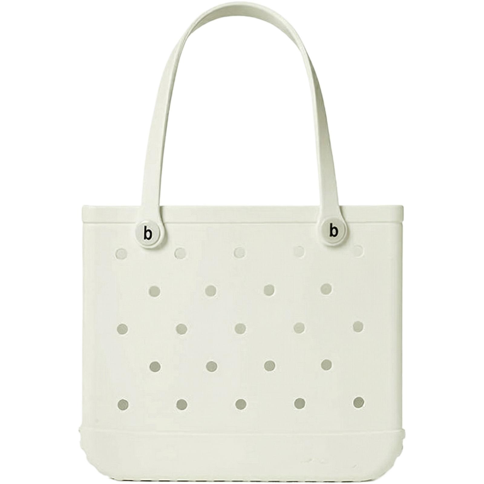 

Summer Beach Bag, Outdoor Shopping Bag, Perforated Bag, Swimming Bag, Large Capacity Tote Bag One Size бежевый