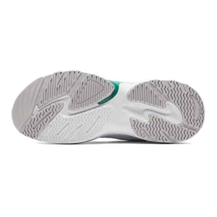 Anta Kids Lightweight Casual Shock Absorbing Wear Resistant Casual Shoes Kids Casual Shoes White Green 312438808-5