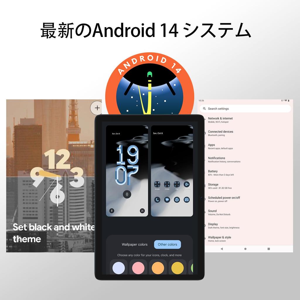 Latest 2025 Android 14 WIFI Expandable 4G LET T606 8000mAh Large Dual GPS Android For Online Full Accessories Included 10-inch 2-in-1 Tablet, Model,