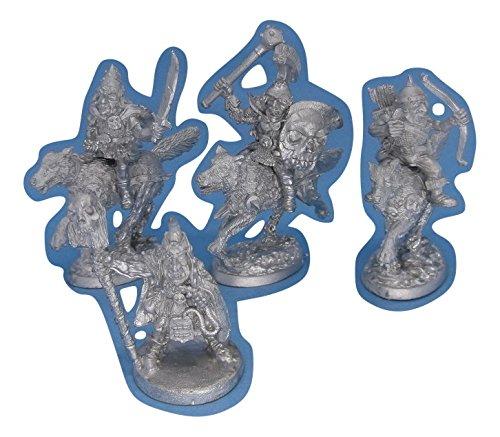 

Goblin Wolf Riders Goblin Wolf Cavalry Set Ralpatha Metal Figure 1 Inch Scale (25mm) [Item]