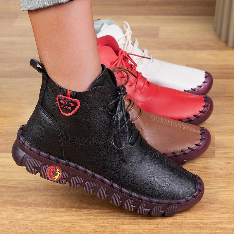 

Женская обувь Мартин Сапоги Короткие сапоги Британский стиль Осенние Одиночные Сапоги