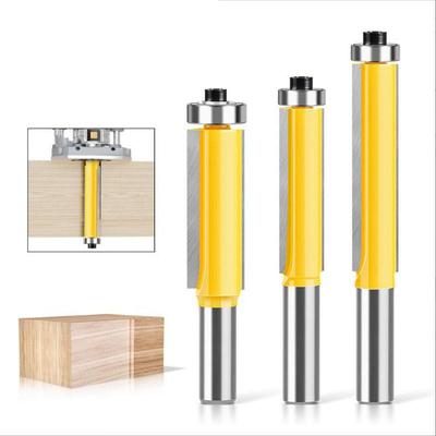 12mm Griff Zimmerei Verlängertes Beschnittmesser Doppelschneidiges Schwert Wolframstahlklinge Holzbearbeitung Fräsen Langlebige Schneidwerkzeuge