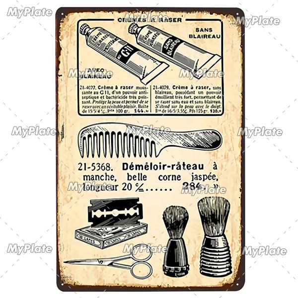 Barber Rules Metal Sign Tin Sign Vintage Decor Room Decoration Metal Plaque Man Cave Bar Sign Poster Home Decor