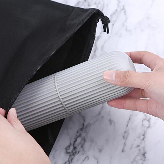 Toothbrush Paste Holder Case Covered Travel Camping Bathroom Cup Box Tooth Mug