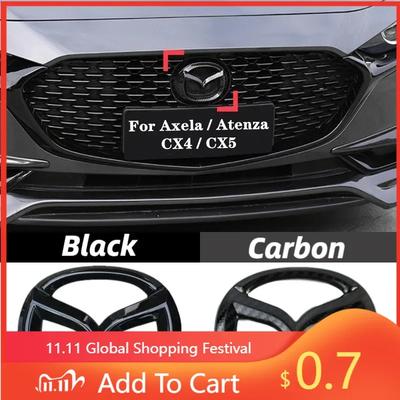 2025 Hete 1 stuks ABS Voorste Kofferbak Sticker voor Mazda Axela Atenza CX4 CX5 CX-5 Achterste Staart Embleem Vervangend Badge Nieuw Exterieur Auto De