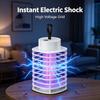 USB Rechargeable Silent Mosquito Killer Lamp, Portable Electronic Insect Trap for Indoor Bedroom Outdoor Camping Pest Control Light