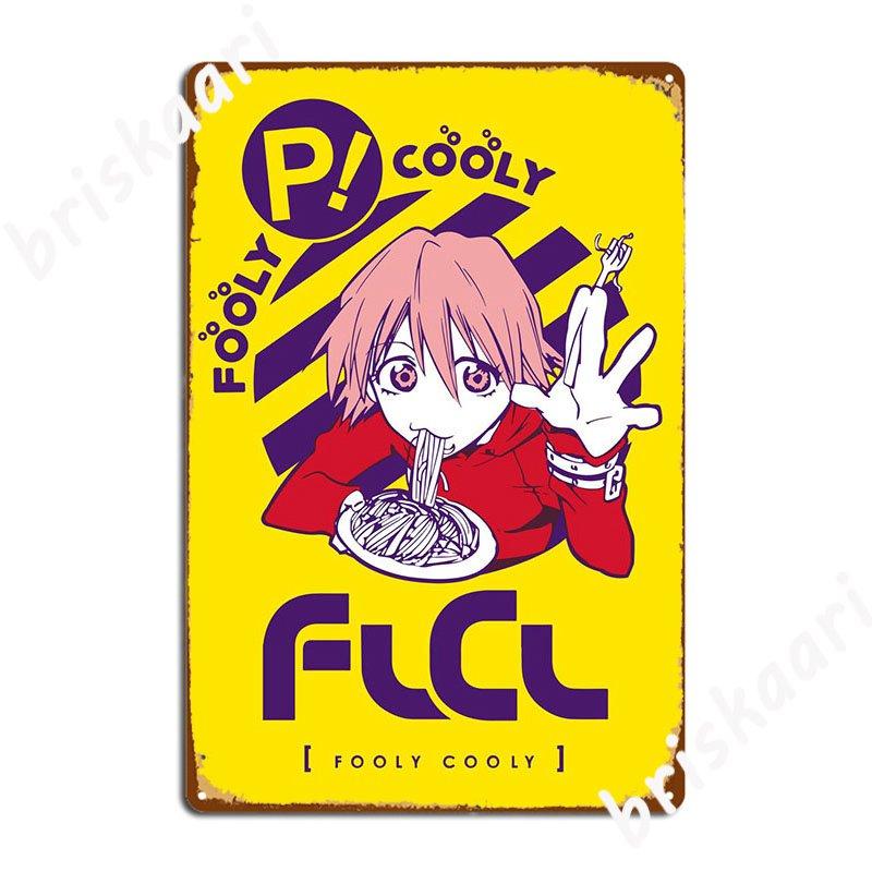 

Haruko Flcl Poster Metal Plaque Club Home Painting Décor Create Mural Tin Sign Poster 20x30cm