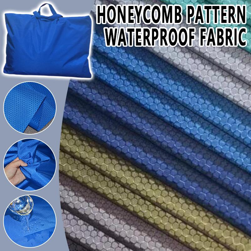 50x150cm 210D Waben Jacquard Oxfordstoff Wasserdicht PU-beschichtet Strapazierfähiger Stoff DIY Markisen Zelt Rucksack Gepäcktasche