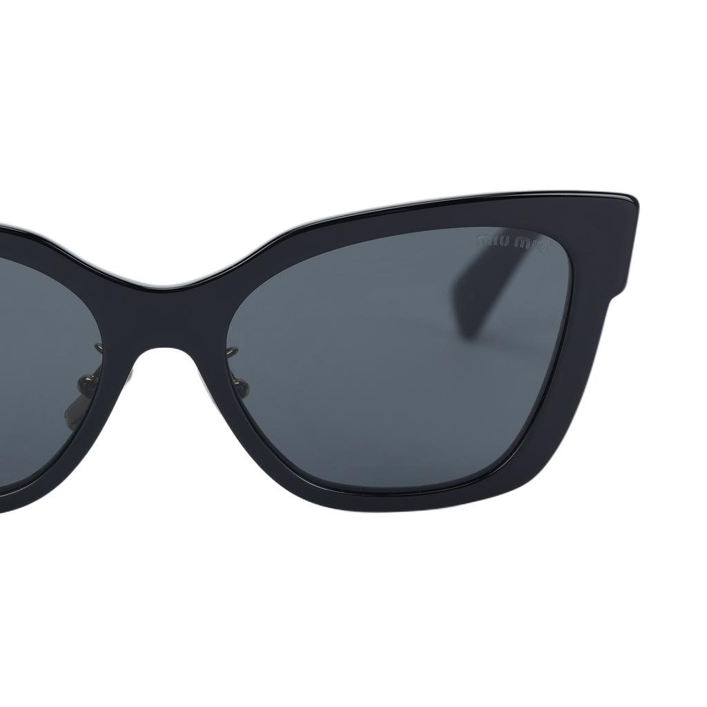 Miu Miu Logo Cat Eye Sunglasses Women sunglasses Black MU02ZS1AB5S0