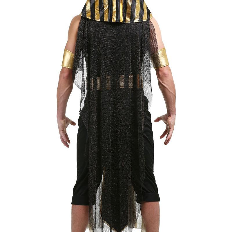 Costume Cosplay da Faraone Egiziano Regina per Performance Teatrale di Halloween