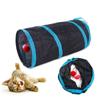 Hot Foldable Cat Tunnel Tube Interactive Fun Kitty Training Toy Boredom Buster for Puppy Kitten Pet Supplies Cat Accessory