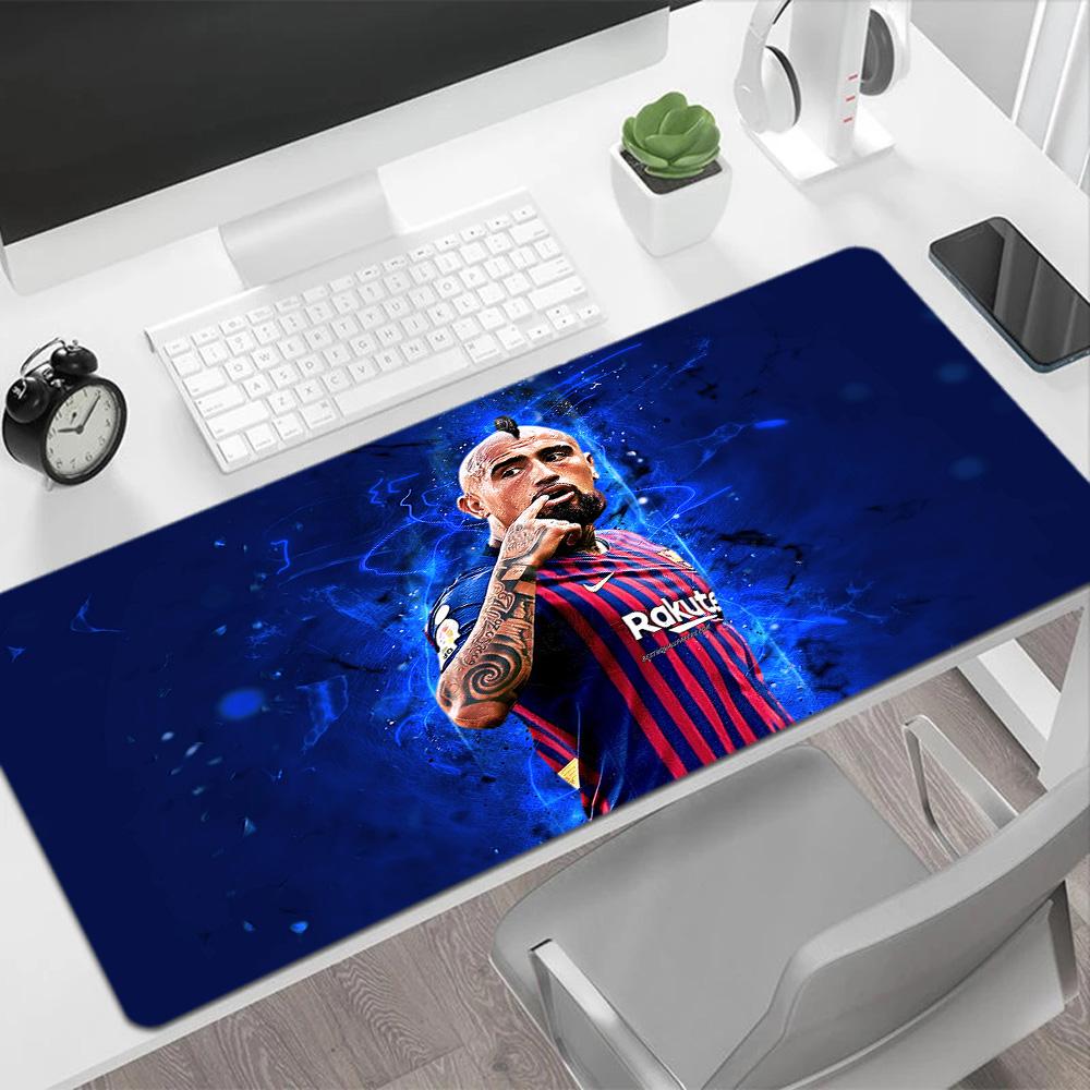 Barcelona Player Celebration Large Mouse Pad Desk Mat Ultra-Long Desk Mat Non-Slip Rubber Base Perfect for Office Laptop Gaming Setup