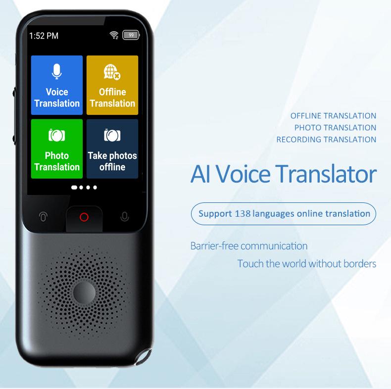 Cross-border Portable Offline Language Translator Earphones with Smart Photo Translation