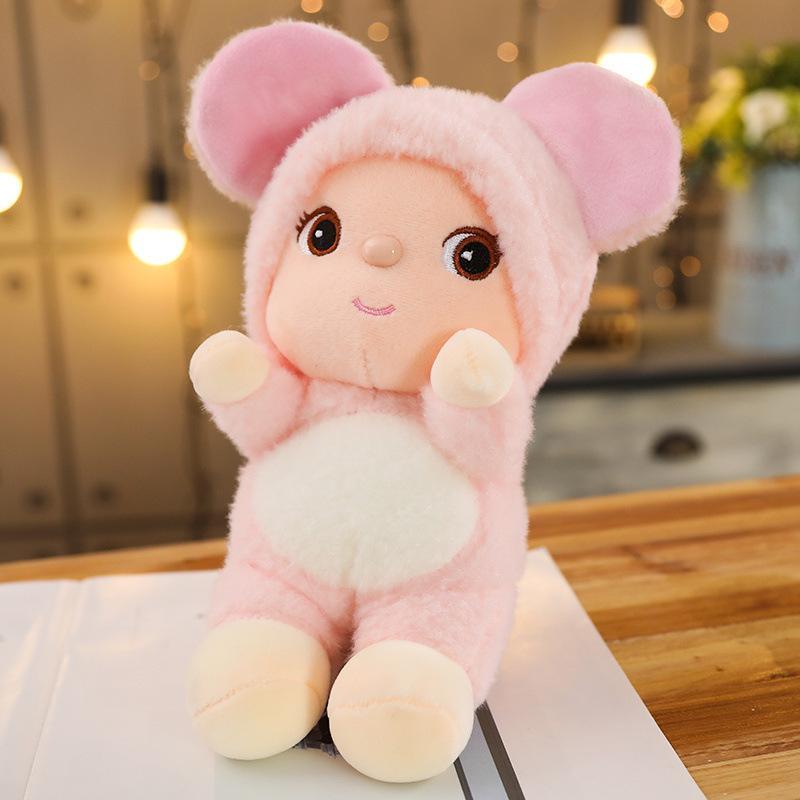 Plush Toys Cartoon Rabbit Animals Stuffed Dolls Baby Sleeping Appease Dolls Kids Birthday Xmas Gift Baby Girl Room Decor