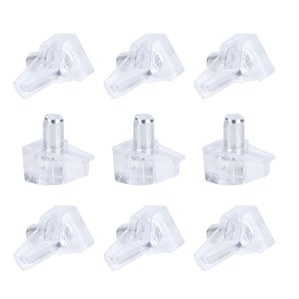 50PCS Clear Shelf Support Pegs Shelf Holder Pins Bracket Cabinet Clips Holder Furniture Hardware