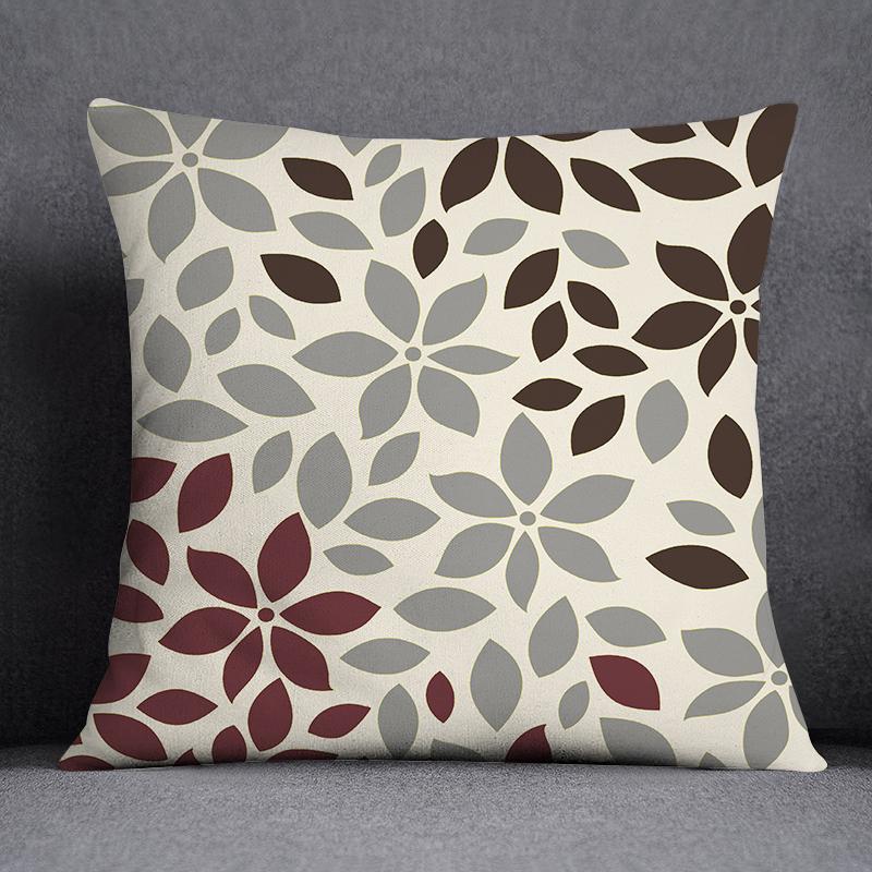 Geometric Color Pillowcase Home Decor Pillowcase Square Pillowcase Home Office Decor Cushion Cover