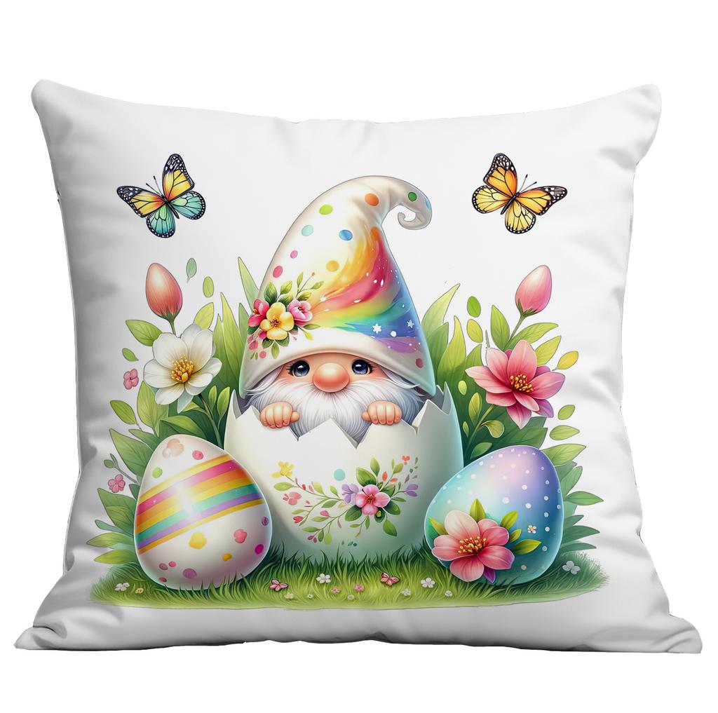 Nowa Poszewka Wielkanocna Królik Jajko Wielkanocne Dom Sofa Poduszka Poszewka Dekoracja