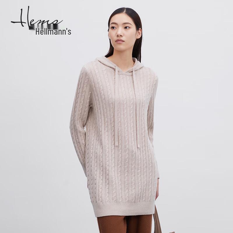 

Haermans Women s Hooded 100% Wool Sweater XL