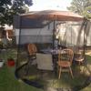 1PCS Easy Setup Outdoor Canopy Mosquito Net Portable Sunshade Insect Proof Polyester Curtain for Garden Patio