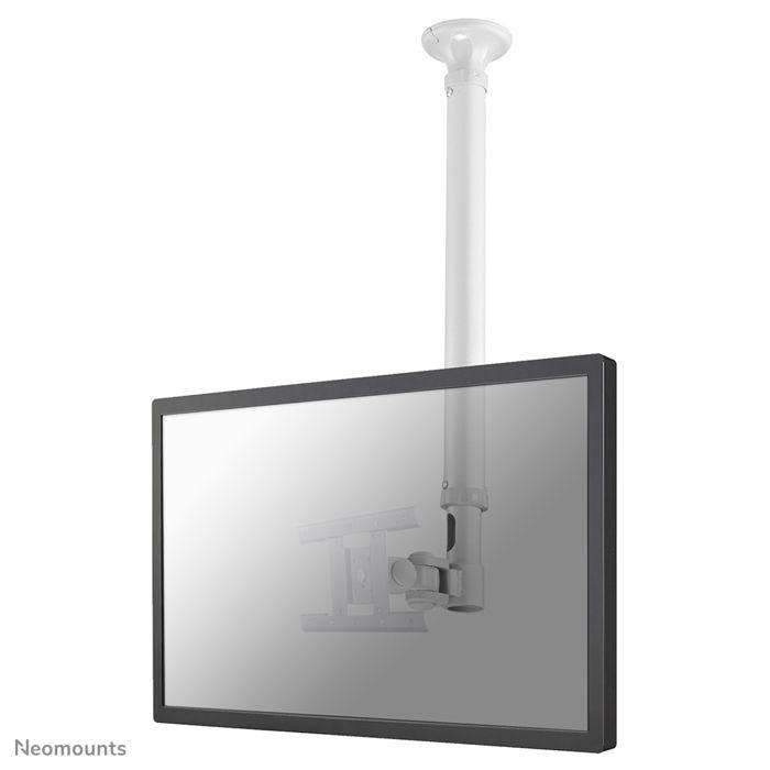 Medical Mount - NewStar - FPMA-C100WHITE - Screens Up To 27" - Adjustable Height 25.4-68.6 Cm - Max. 12 Kg